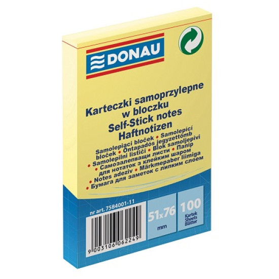 ΧΑΡΤΑΚΙΑ ΑΥΤΟΚΟΛΛΗΤΑ 50X75mm ΚΙΤΡΙΝΑ 100ΦΥΛΛΑ ΧΑΡΤΑΚΙΑ ΑΥΤΟΚΟΛΛΗΤΑ 50X75mm ΚΙΤΡΙΝΑ 100ΦΥΛΛΑ